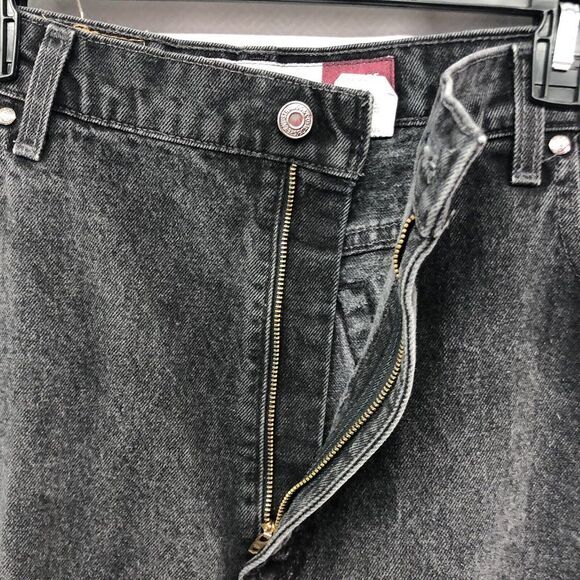 Vintage Levis 545 Loose Fit Straight Leg Black Jeans Size 38/38 (40/32) Mens - Picture 3 of 12